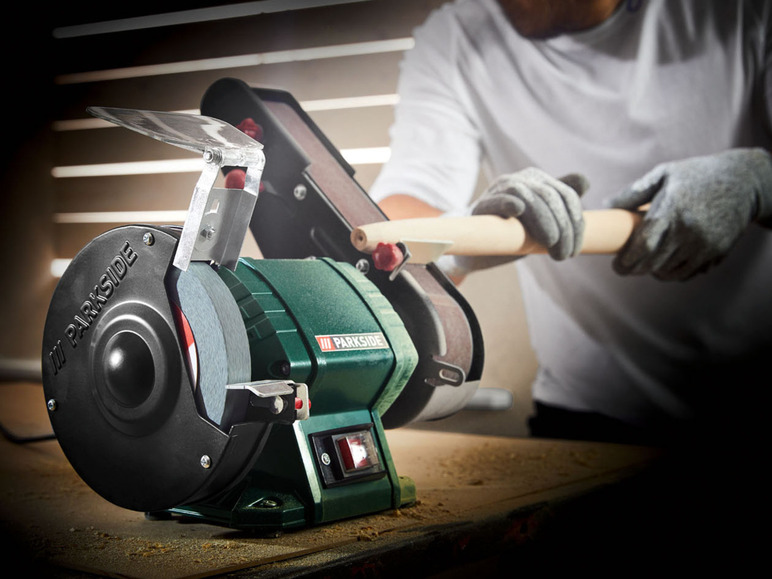 Ga naar volledige schermweergave: PARKSIDE® Staande bandschuur- en slijpmachine »PSBS 240 C2«, 240 W - afbeelding 2