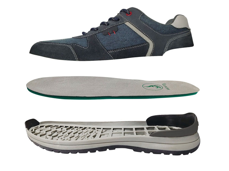 Ga naar volledige schermweergave: LIVERGY® Comfortschoenen voor heren, leder, PU, textiel, latex, TPR - afbeelding 11