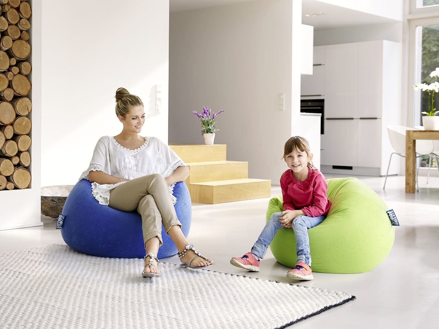 geur smaak Trappenhuis SITTING POINT Zitzak BeanBag EASY | Lidl.be