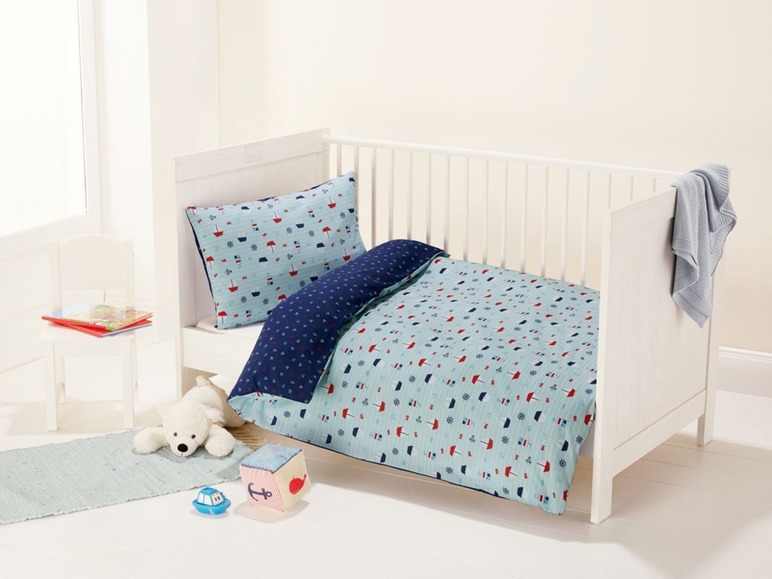 Ga naar volledige schermweergave: lupilu® Baby dekbedovertrek, 100 x 140 cm, 100% biokatoen - afbeelding 10