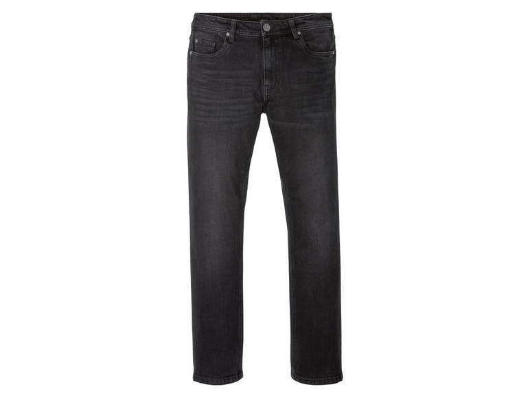 Ga naar volledige schermweergave: LIVERGY® Jeans voor heren, straight fit, biokatoen en elastaan - afbeelding 7