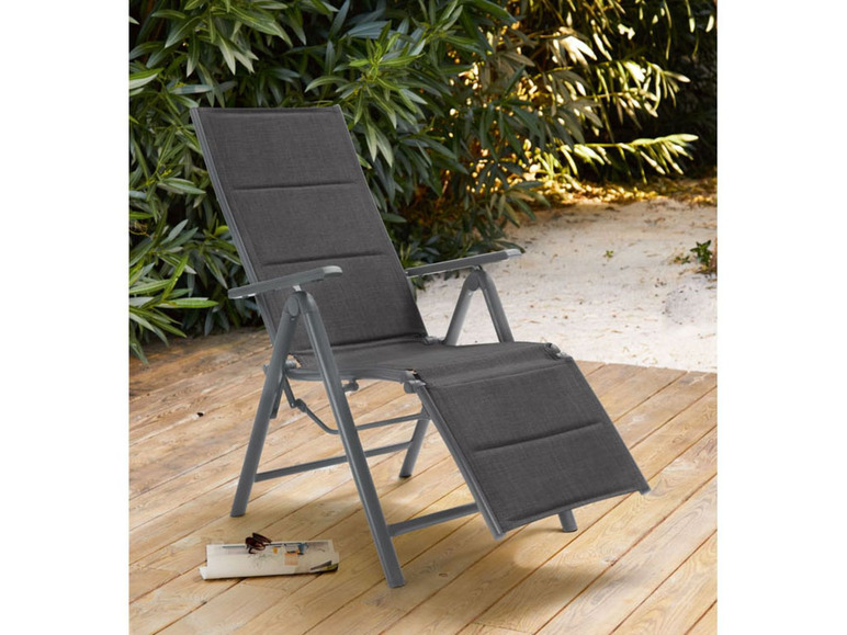 Aller en mode plein écran florabest Chaise relax en aluminium, pliable - Photo 2