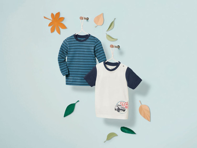 Aller en mode plein écran lupilu® Set de 2 shirts en un mélange de coton - Photo 16