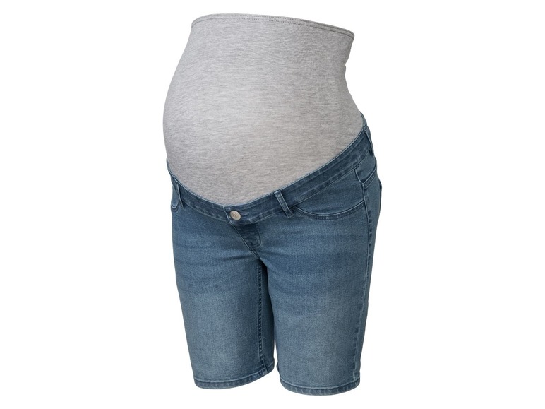 Ga naar volledige schermweergave: esmara® Zwangerschapsshort, jeans - afbeelding 2