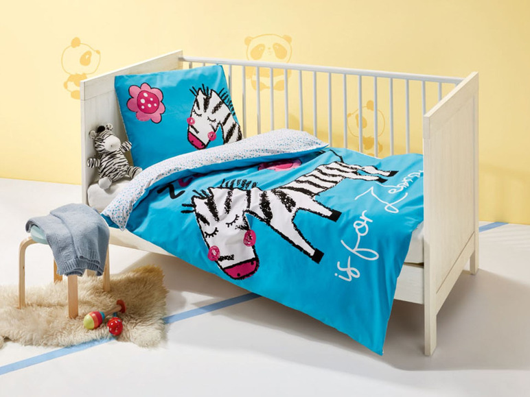 Aller en mode plein écran lupilu® Housse de couette pour enfants, 140 x 200 cm, 100 % coton bio - Photo 13