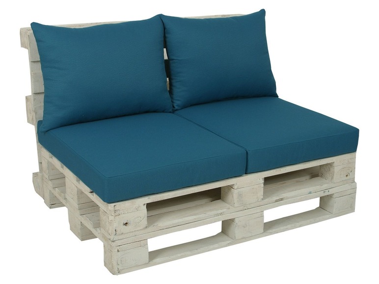 Aller en mode plein écran GO-DE Textil Set de coussins de jardin pour palettes - Photo 9