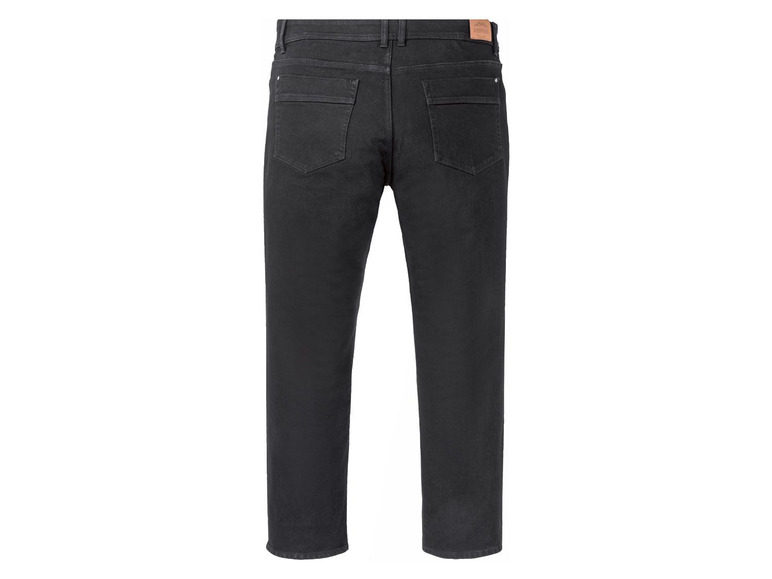 Ga naar volledige schermweergave: LIVERGY® Thermische jeans voor heren, straight fit, katoen, polyester en elastaan - afbeelding 4