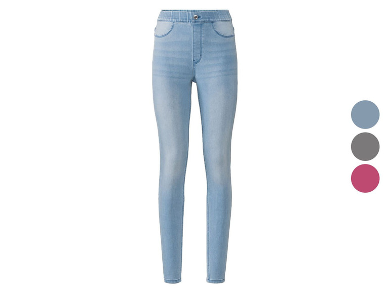 Ga naar volledige schermweergave: esmara® Jegging met hoge taille van een katoenmix - afbeelding 1