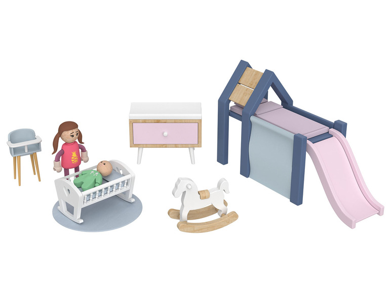Aller en mode plein écran Playtive Set de meubles en bois ou set de poupées - Photo 10