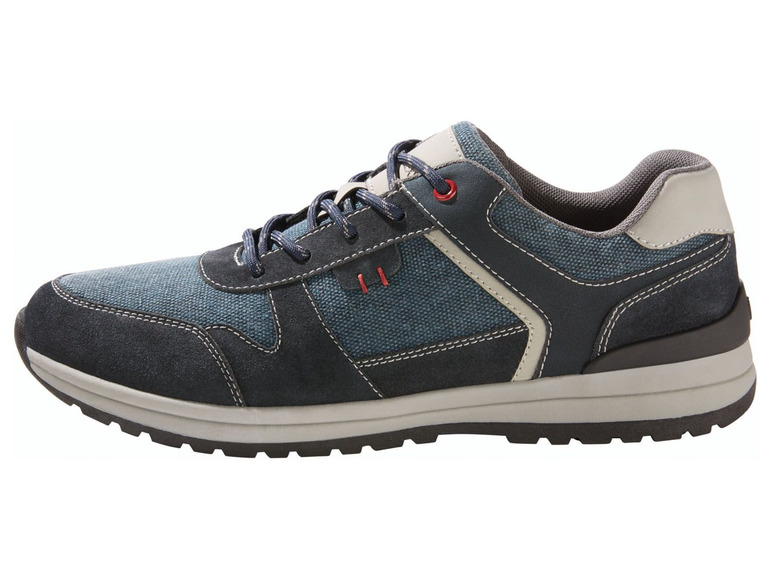 Ga naar volledige schermweergave: LIVERGY® Comfortschoenen voor heren, leder, PU, textiel, latex, TPR - afbeelding 10