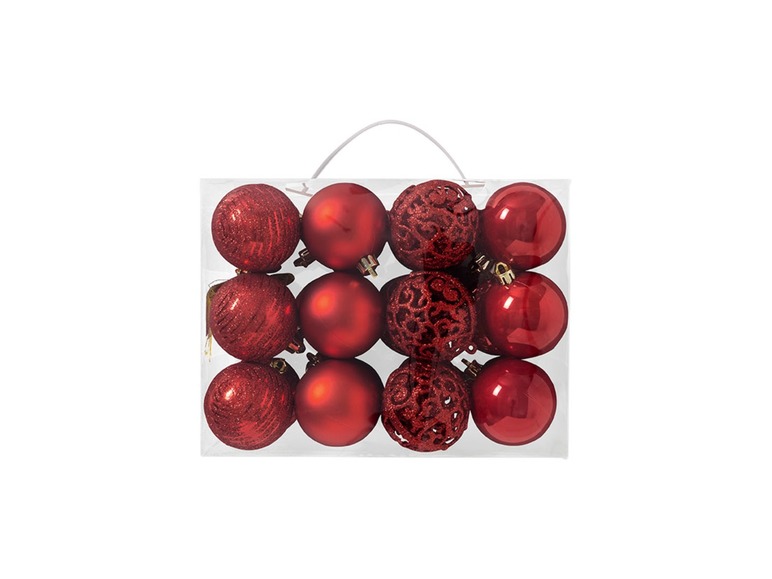 Ga naar volledige schermweergave: Melinera Set van 24 kerstballen - afbeelding 6