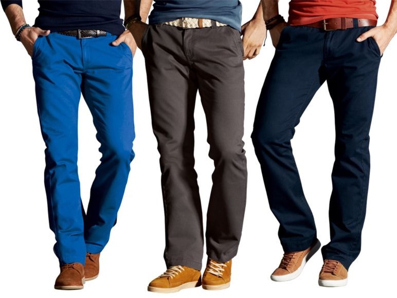 Aller en mode plein écran LIVERGY® CASUAL Pantalon chino pour hommes - Photo 1