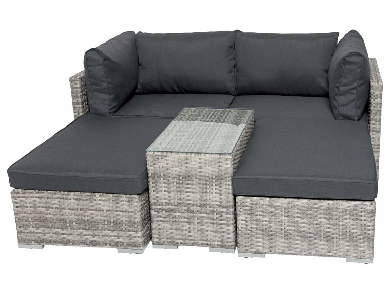 Ga naar volledige schermweergave: florabest Wicker loungeset, 5-delig - afbeelding 3