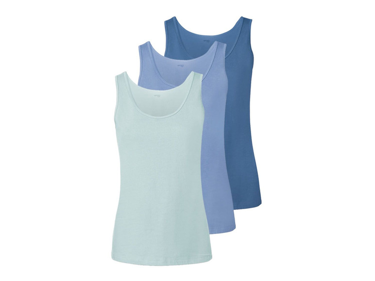 Ga naar volledige schermweergave: ESMARA® Lingerie Onderhemden voor dames, set van 3, katoen en elastaan - afbeelding 11