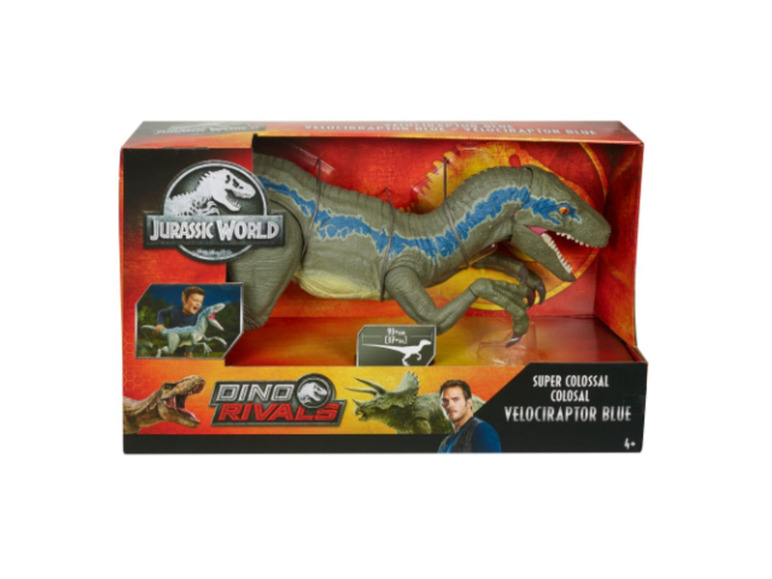 Ga naar volledige schermweergave: Jurassic World Reuzendino Velociraptor Blue - afbeelding 7