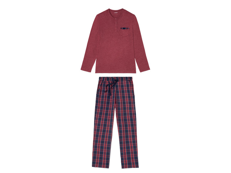 Ga naar volledige schermweergave: LIVERGY® Comfortabele pyjama van een katoenmix - afbeelding 9