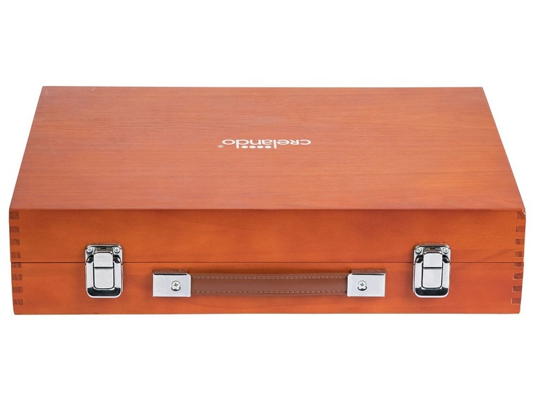 Ga naar volledige schermweergave: crelando® Houten tekenkoffer - afbeelding 3