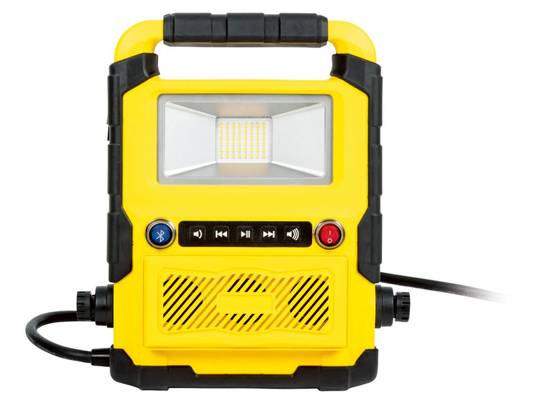 Aller en mode plein écran PARKSIDE Lampe de travail à LED avec enceinte Bluetooth® »PAS 25 A1«, radio de chantier - Photo 3