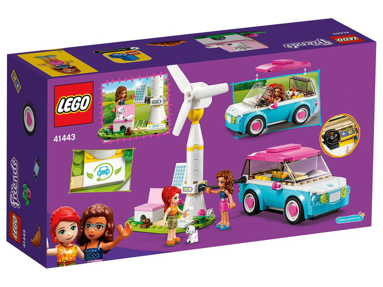 Ga naar volledige schermweergave: LEGO® Friends Olivia's elektrische auto (41443) - afbeelding 2