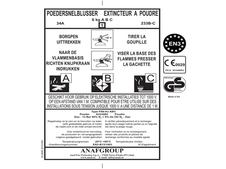 Ga naar volledige schermweergave: ANAF Brandblusser - afbeelding 2