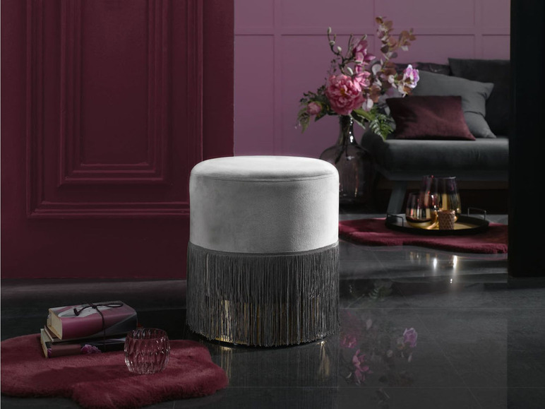 Aller en mode plein écran LIVARNO LIVING Pouf, 38 x 42 cm - Photo 2