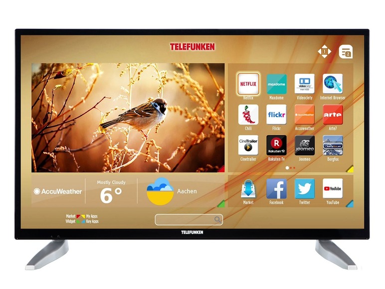 Ga naar volledige schermweergave: Telefunken 32" Full HD smart-tv - afbeelding 5