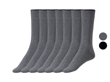 LIVERGY Set de 7 paires de chaussettes en un mélange de coton bio