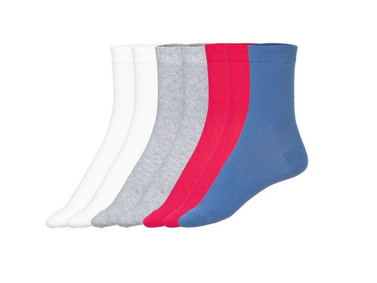 Aller en mode plein écran esmara® Chaussettes pour femmes, 7 paires, coton, polyamide et élasthanne - Photo 2