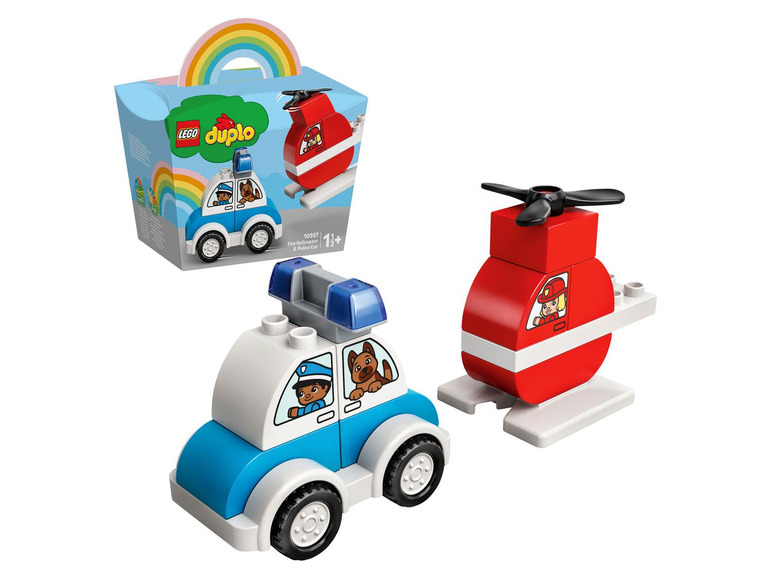 Aller en mode plein écran LEGO® DUPLO® L'hélicoptère des pompiers et la voiture de police (10957) - Photo 6