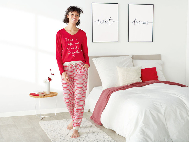 Aller en mode plein écran esmara Pyjama confortable en coton à manches longues - Photo 80