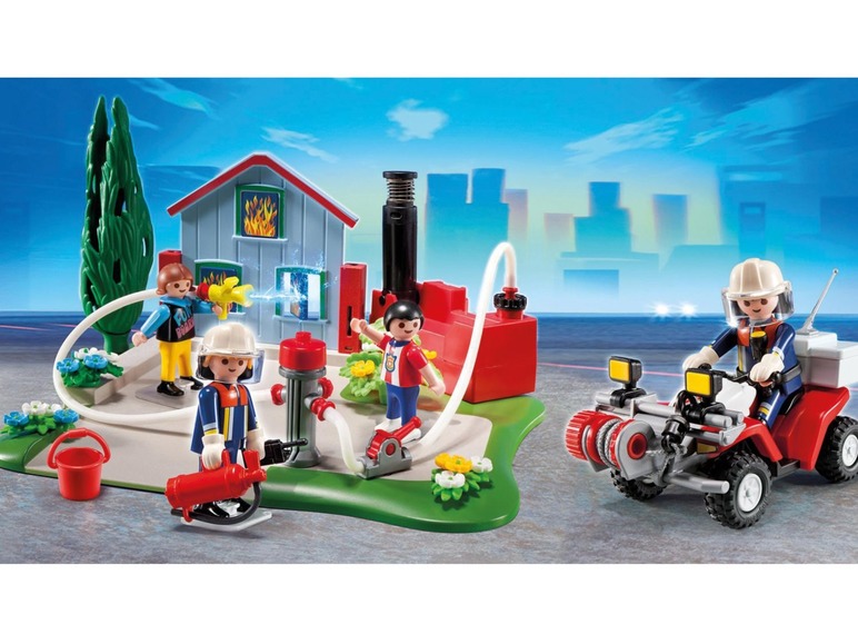 Ga naar volledige schermweergave: Brandweerinterventie met quad (5169), Playmobil - afbeelding 2