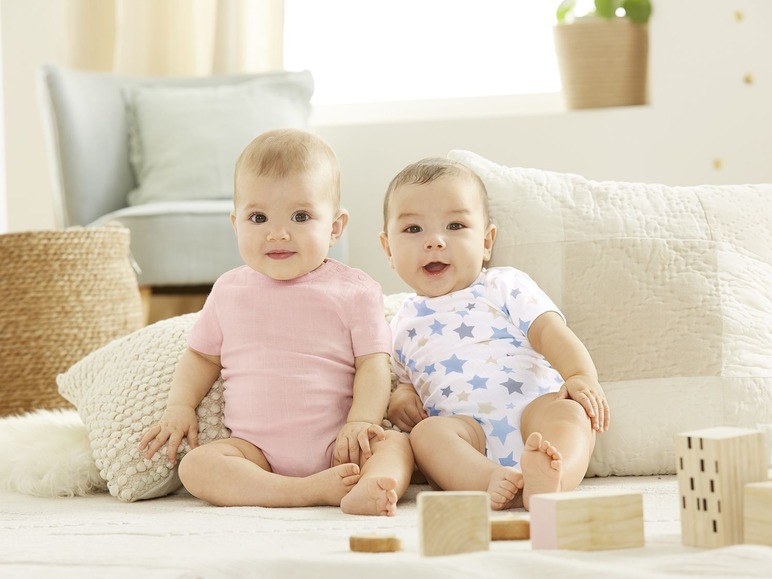 Ga naar volledige schermweergave: lupilu® Wikkelbody met korte mouwen voor baby's - afbeelding 6