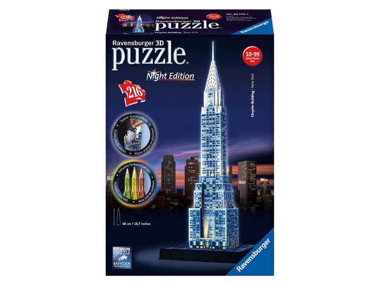 Ga naar volledige schermweergave: Ravensburger 3D-puzzel met leds - afbeelding 2