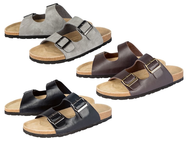 Aller en mode plein écran LIVERGY® Mules pour hommes, cuir - Photo 1