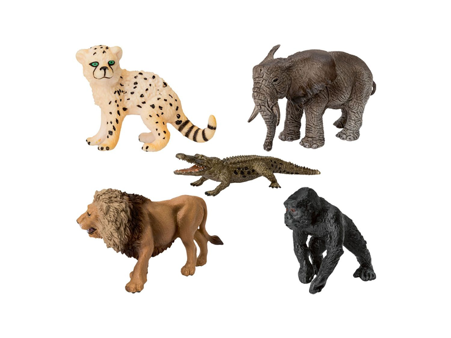 Playtive Figurines animaux, 5 pièces