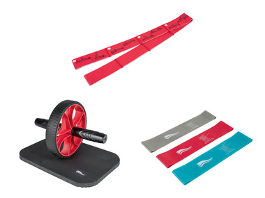 CRIVIT® Stretchband, buikspiertrainer of fitnessbandset