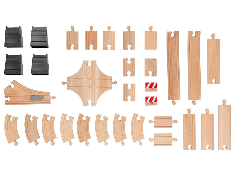 Ga naar volledige schermweergave: Playtive Uitbreidingsset voor houten spoorweg - afbeelding 16