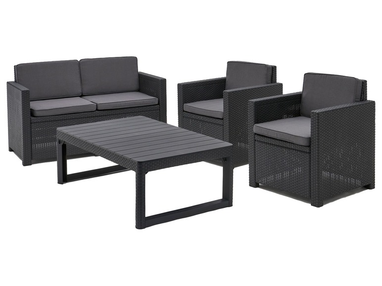 Aller en mode plein écran Keter Set de meubles de jardin en osier, 4 pièces - Photo 19