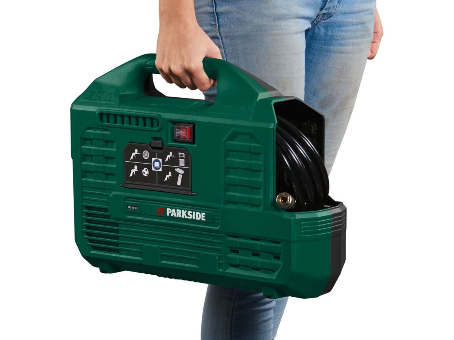 Parkside ® compresseur PKZ 180 c5 pompe à air 8 bar pompe 1100 W AIR