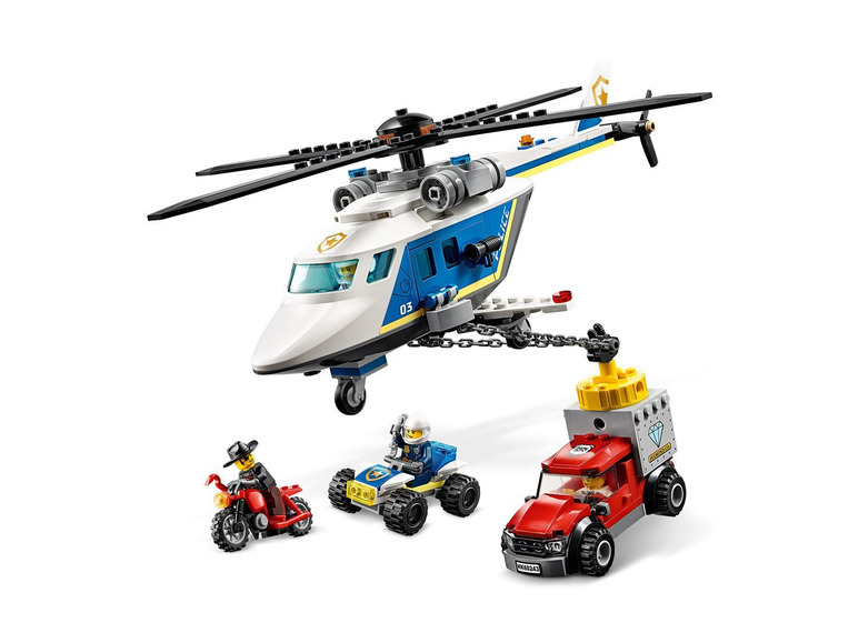 Ga naar volledige schermweergave: LEGO® City Politiehelikopter (60243) - afbeelding 3