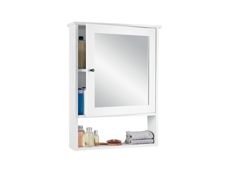 Aller en mode plein écran LIVARNO LIVING Armoire de toilette miroir, 63,8 x 85 x 17 cm, 1 porte - Photo 6