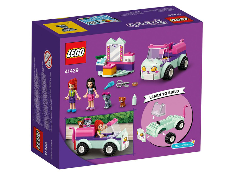 Aller en mode plein écran LEGO® Friends La voiture de toilettage pour chat (41439) - Photo 2