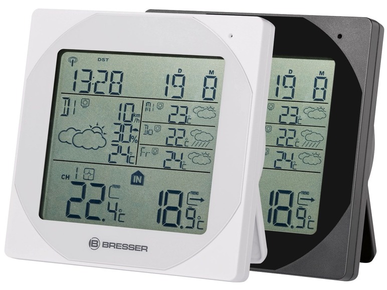 Ga naar volledige schermweergave: BRESSER Radiogestuurd weerstation 11 x 11 cm - afbeelding 1