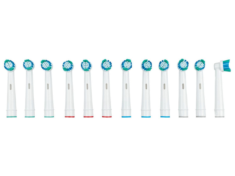 Aller en mode plein écran nevadent Brossettes de rechange pour brosse à dents électrique, set de 12 - Photo 1