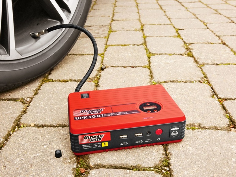 Ga naar volledige schermweergave: ULTIMATE SPEED® Powerbank met compressor - afbeelding 2