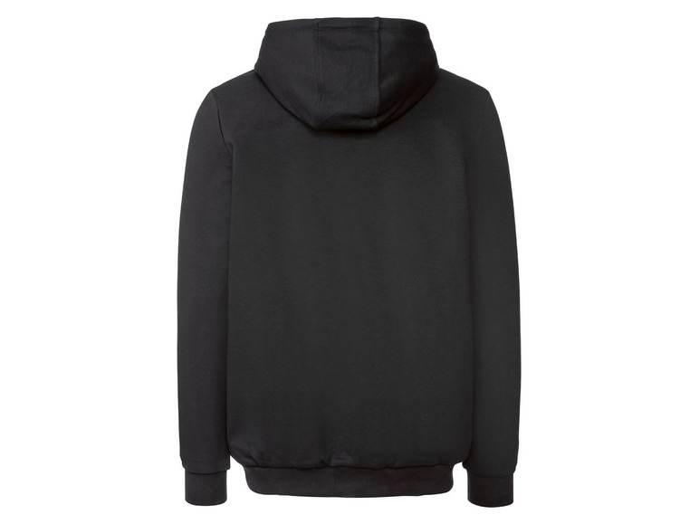 Ga naar volledige schermweergave: LIVERGY® Omkeerbare sweater met rits en kap - afbeelding 4