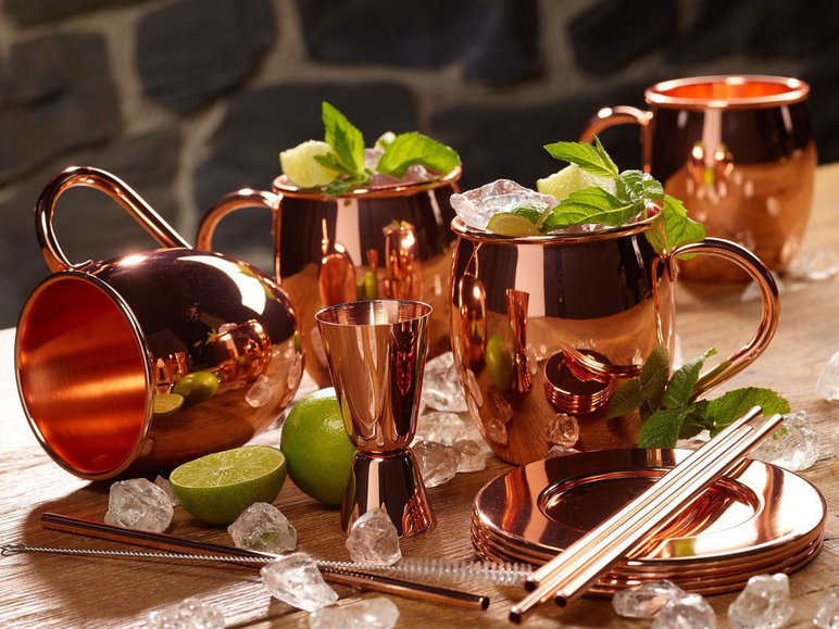 Ga naar volledige schermweergave: ECHTWERK Cocktailset voor Moscow Mule, 5- of 13-delig - afbeelding 4