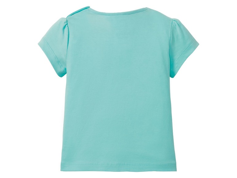 Ga naar volledige schermweergave: T-shirt voor meisjes, met pailletten, van puur katoen - afbeelding 8