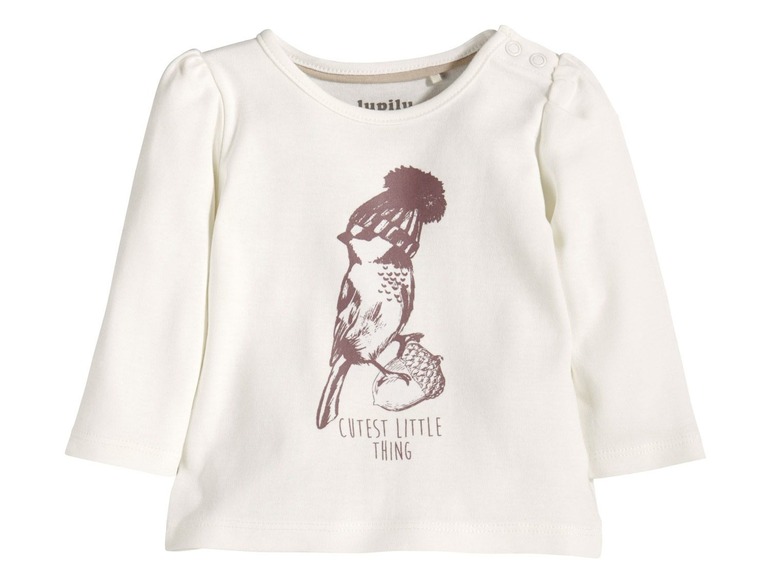 Ga naar volledige schermweergave: LUPILU® T-shirt met lange mouwen voor baby's - afbeelding 2