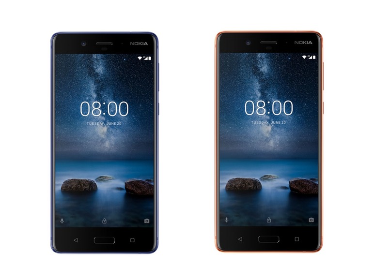 Ga naar volledige schermweergave: Nokia 8 Smartphone - afbeelding 1